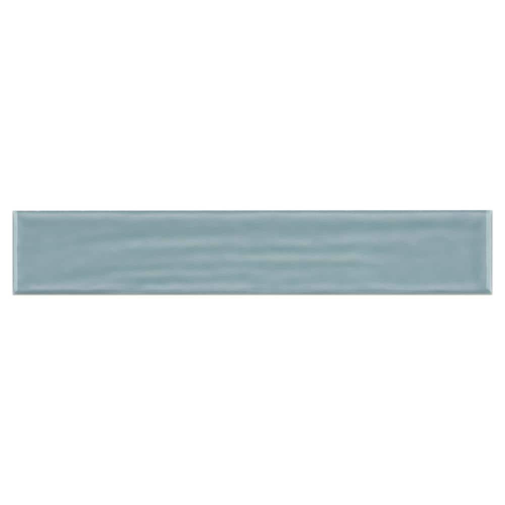 Supreme Tile Nova 1.97 in. X 11.81 in. Polished Ceramic Subway Wall Tile