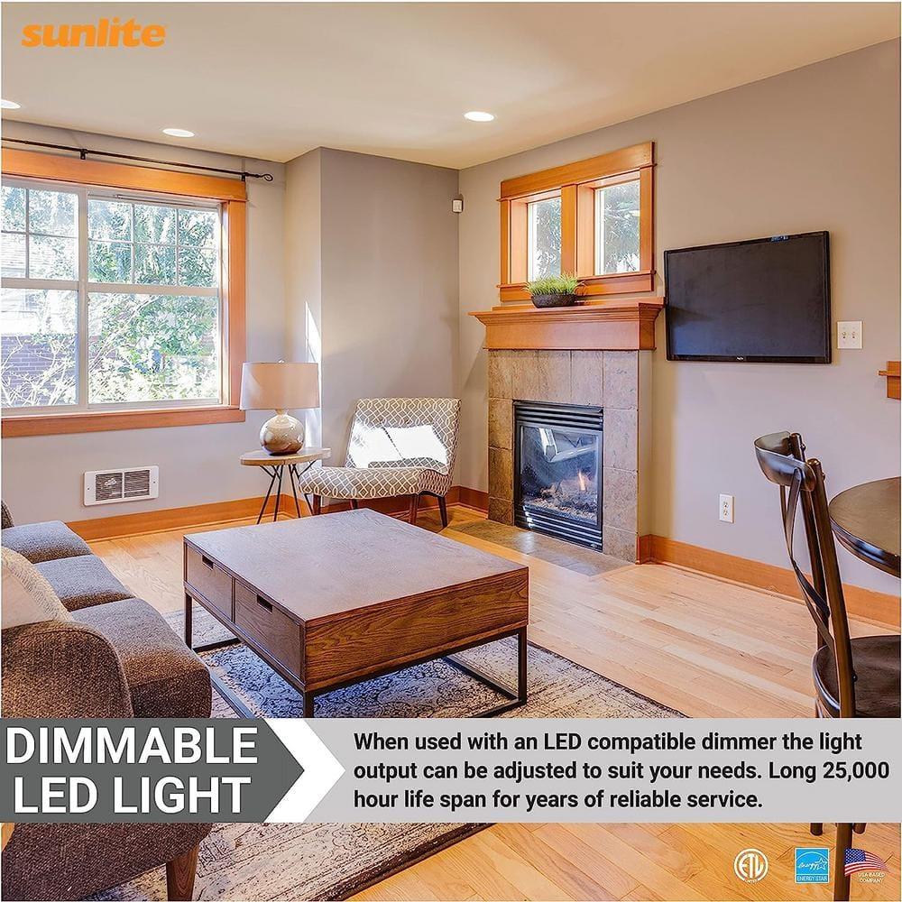 Sunlite LED PAR30 Short Neck Flood Light Bulb, 9 Watts, (75W Equivalent), 850 Lumens, Medium Screw (E26) Base, Dimmable, ETL Listed, 3000K Warm White, 6 Pack