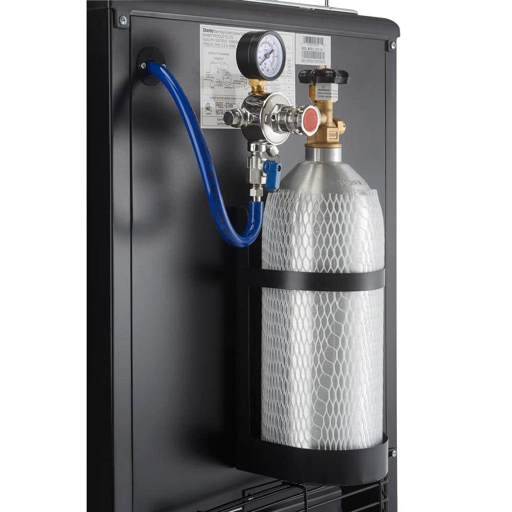 Danby Danby 5.4 Cubic Feet Silver Single Tap Half Barrel (Full Size) Freestanding Kegerator with Adjustable Temperature