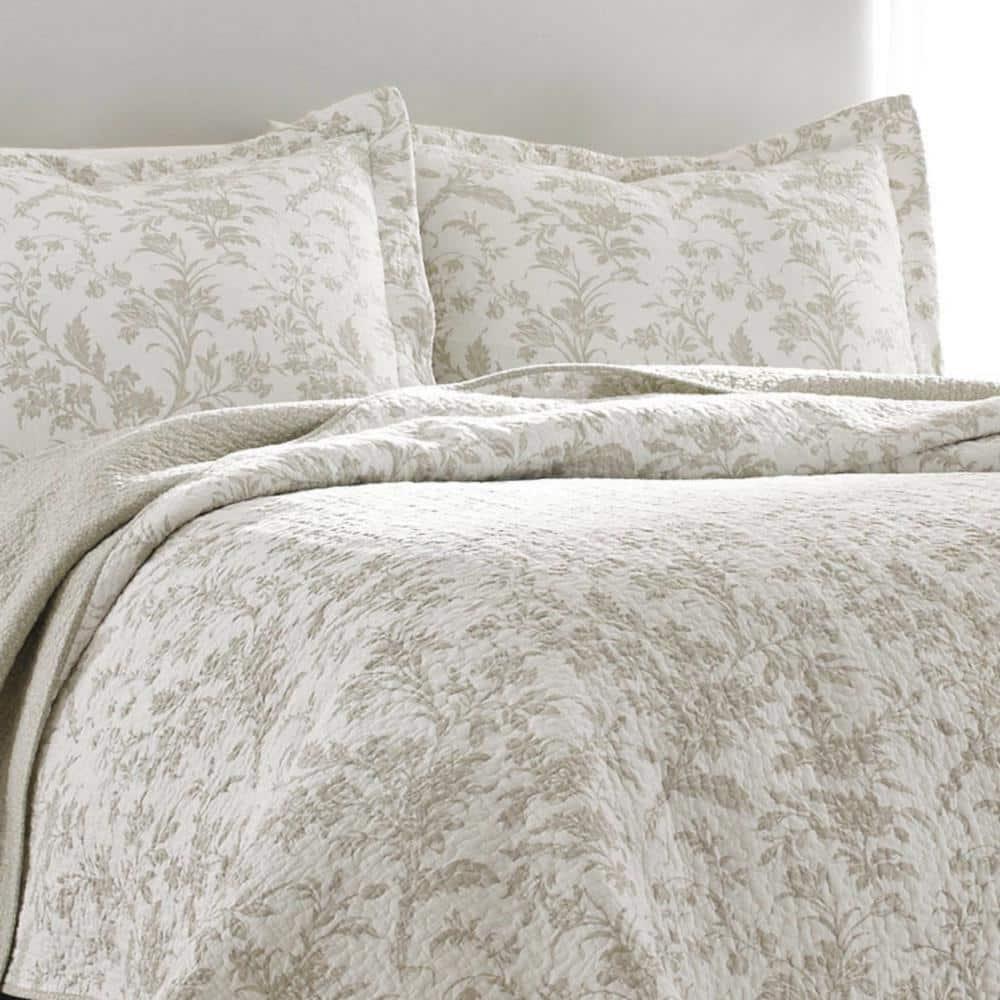 Laura Ashley Amberley Reversible Cotton Quilt Set