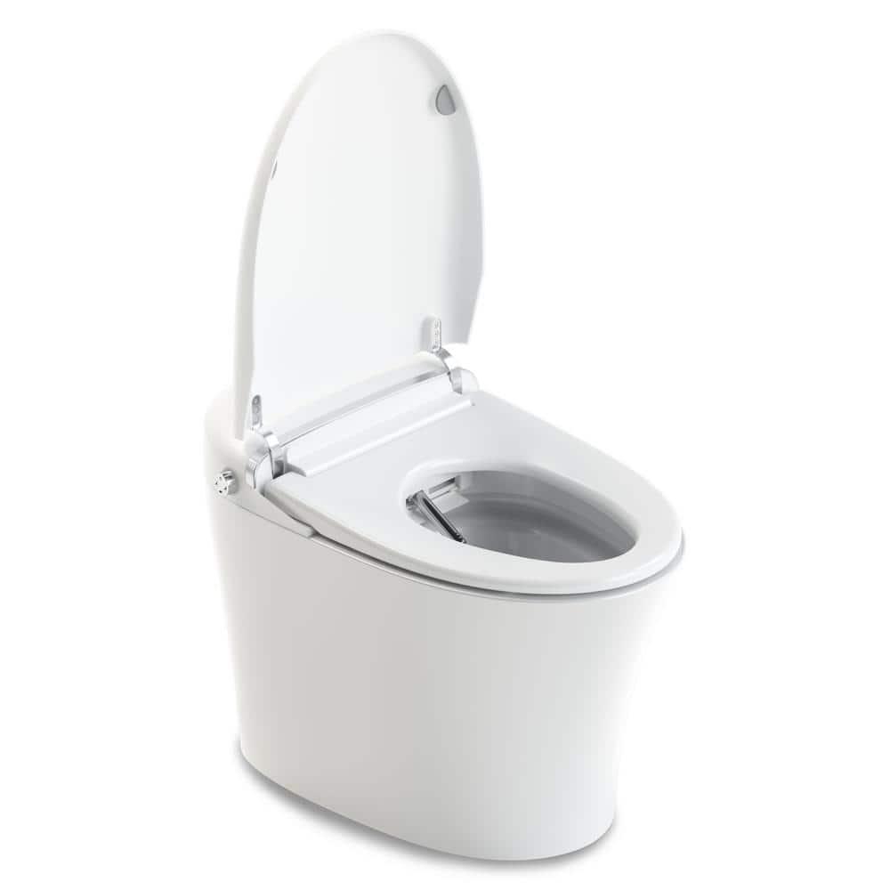 ANZZI Envo 1.28 Gallons GPF Elongated Comfort Height Floor Mounted Bidet Toilet (Seat Included)