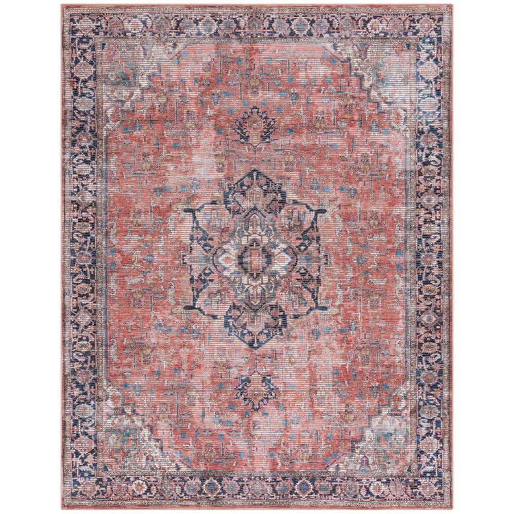Serapi SEP624 Power Loomed Indoor Area Rug - Rust/Navy - 9'x12' - Safavieh