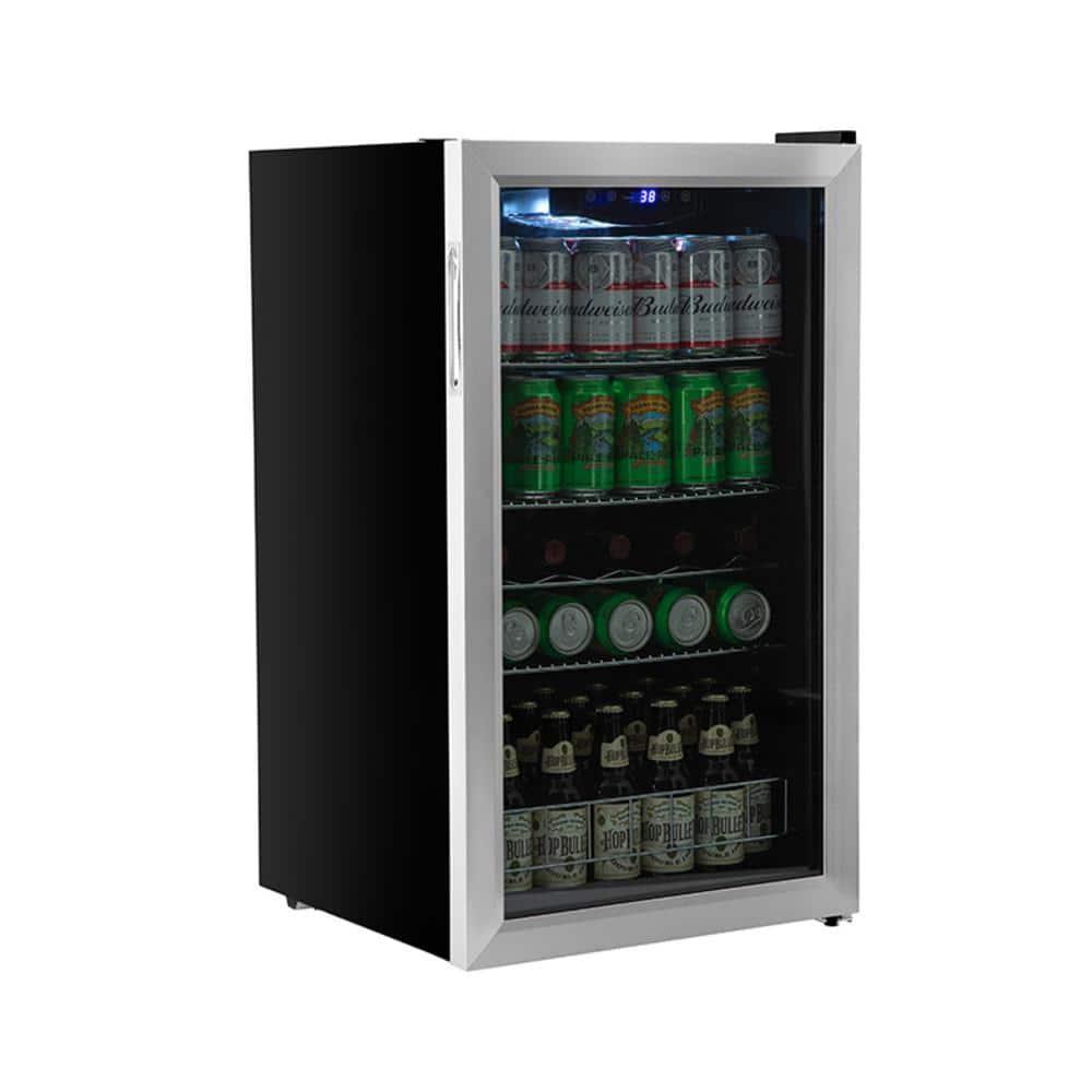 EdgeStar EdgeStar 18.88'' W Convertible 105 Cans (12 oz.) 3.36 Cubic Feet Beverage Cooler with Reversible Glass Door