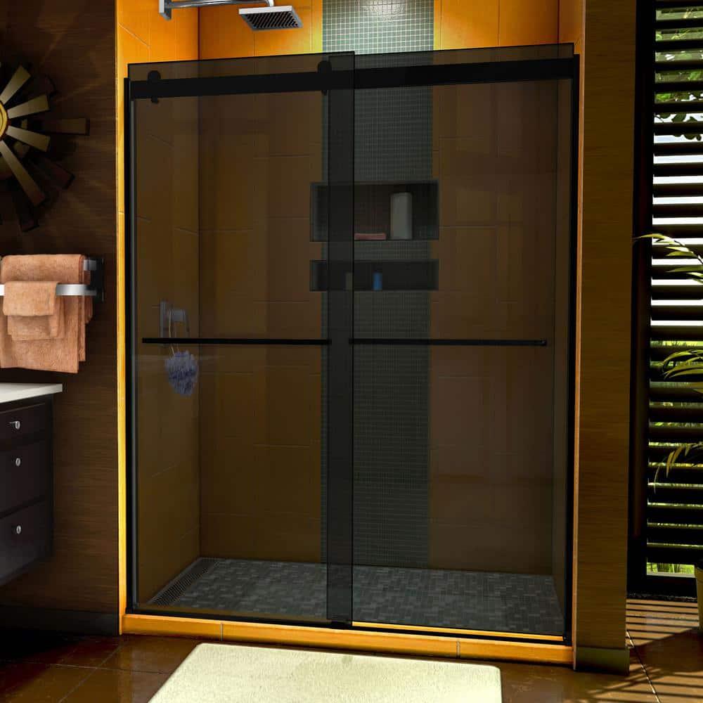 Sapphire 56" W x 76" H Frameless Shower Door