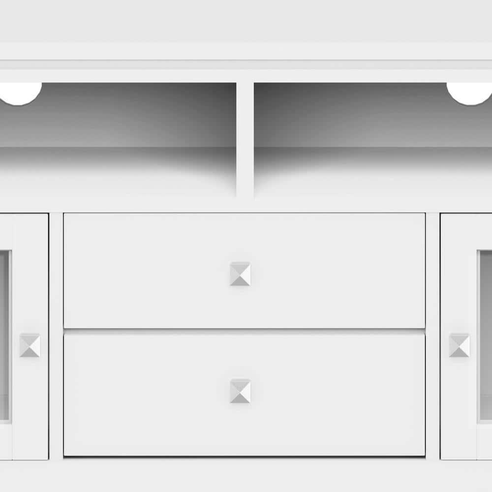 Simpli Home Cosmopolitan SOLID WOOD 72 inch Wide TV Media Stand For TVs up to 80 inches