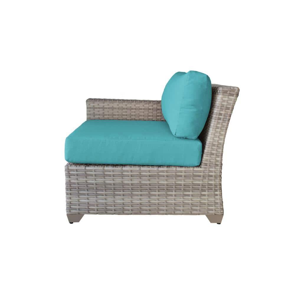 Bannister 64'' Wicker Outdoor Loveseat