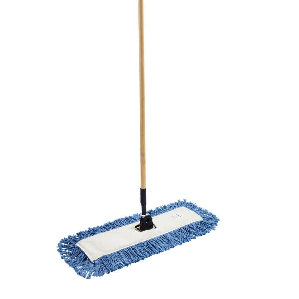 Rubbermaid Commercial Products Cotton Dust Mop, Heavy Duty Mopping for Floor/Home/Industrial/Commercial Cleaning