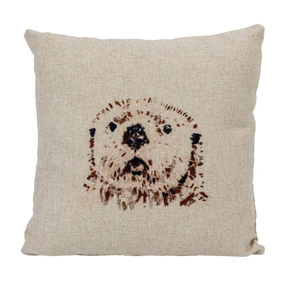 Creative Co-Op Linen Throw Pillow