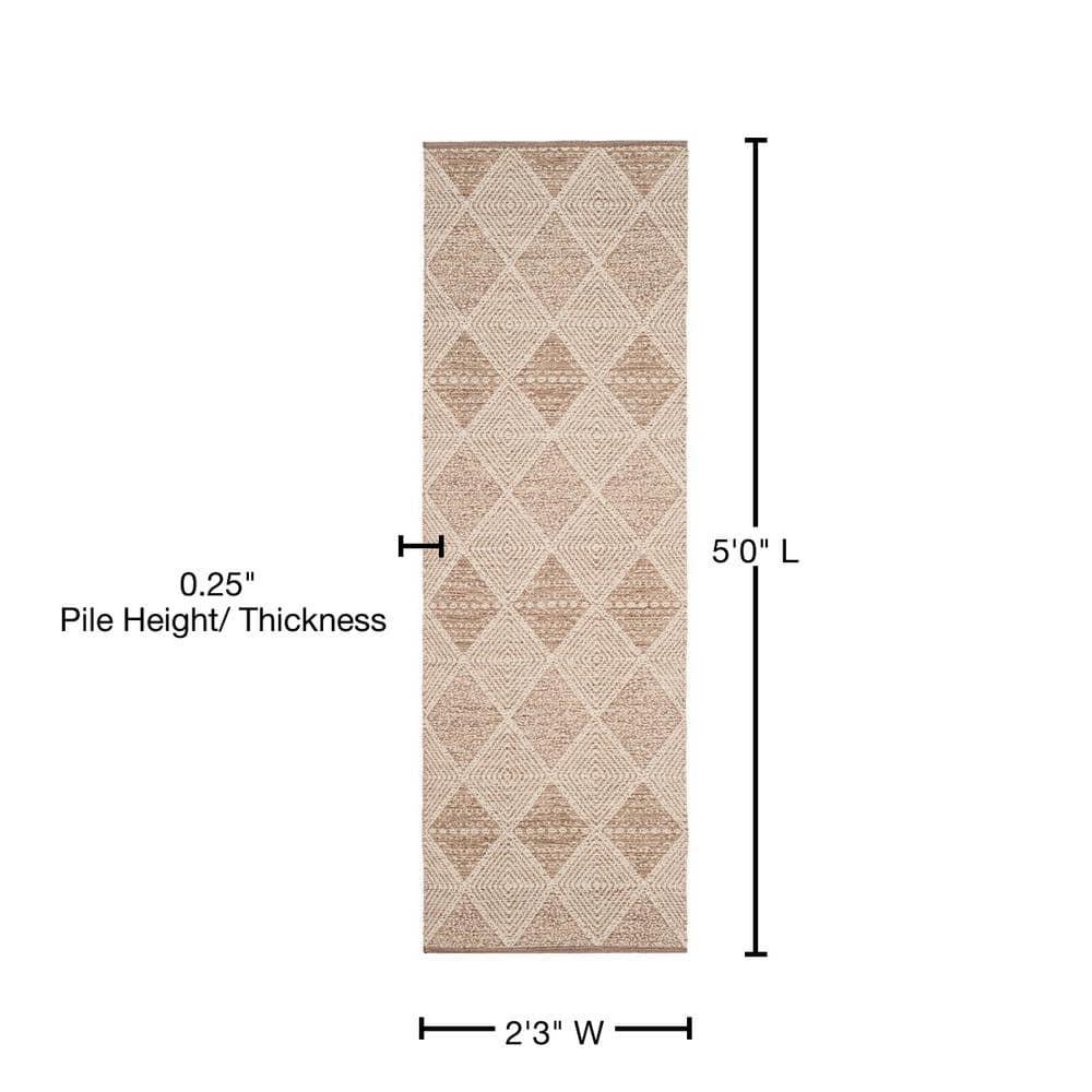 Montauk MTK822 Hand Woven Indoor Accent Rug - Beige - 2'3"x5' - Safavieh.