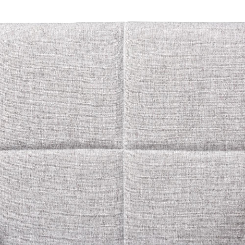 Theresa Mid-Century Modern Greyish Beige Fabric Upholstered Living Room Accent Chair