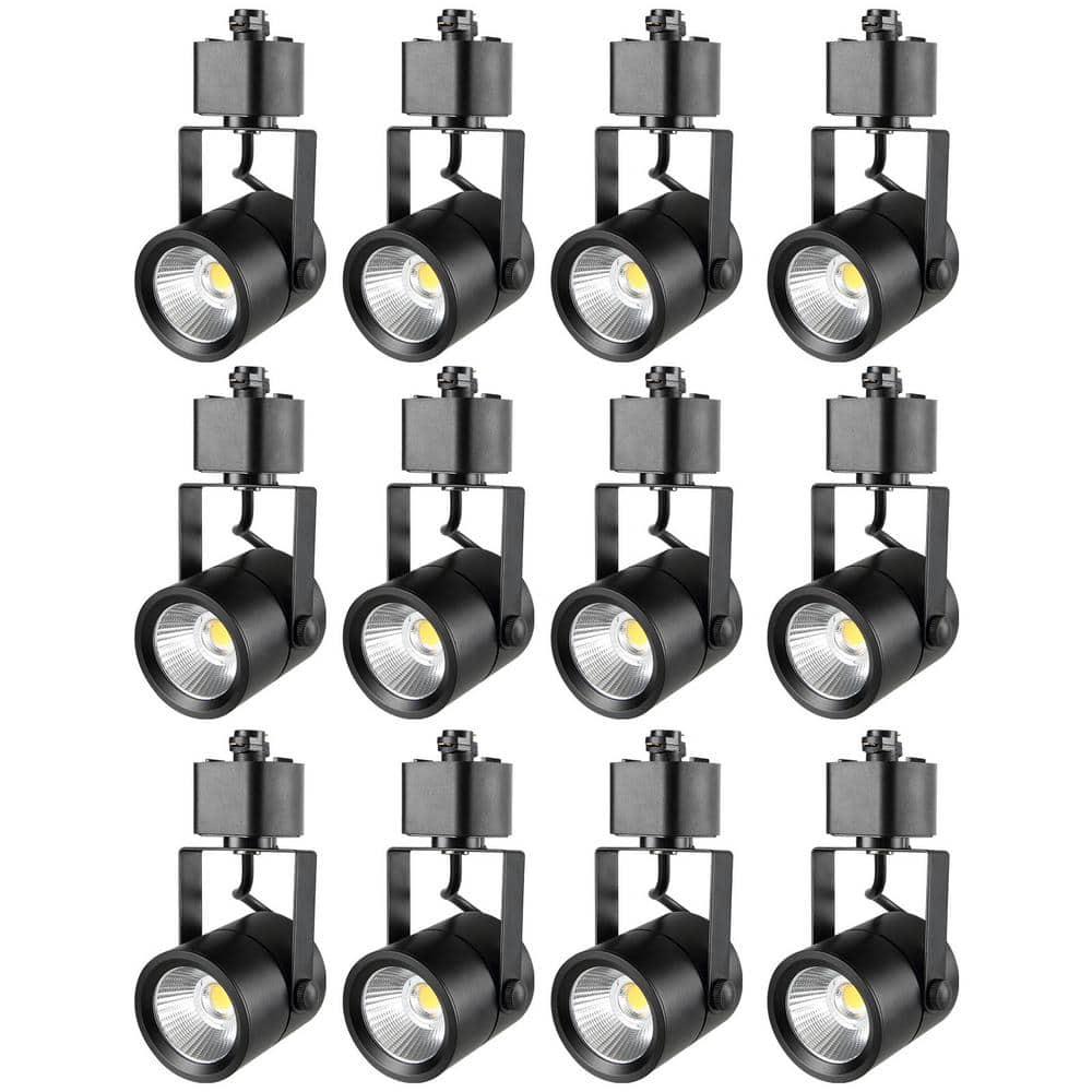 BENTISM 12 Pack 6.5W LED Track Lighting Heads Dimmable H Type Fixtures 3000K 470lm