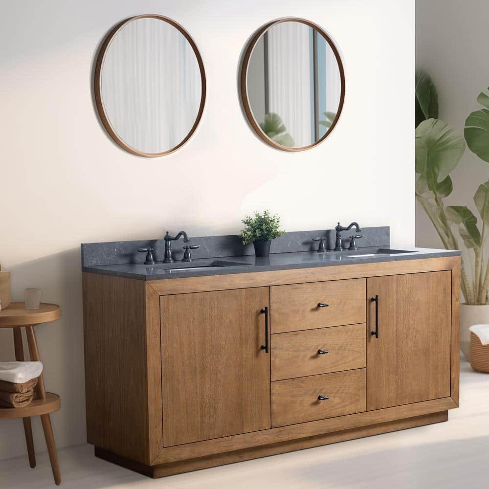 72" Free Standing Double Bathroom Vanity
