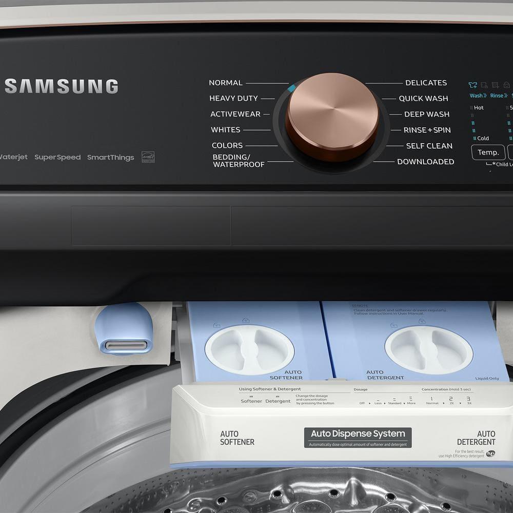 Samsung Samsung 5.5 cu. ft. Extra-Large Capacity Smart Top Load Washer with Auto Dispense System WA55CG7500AEUS
