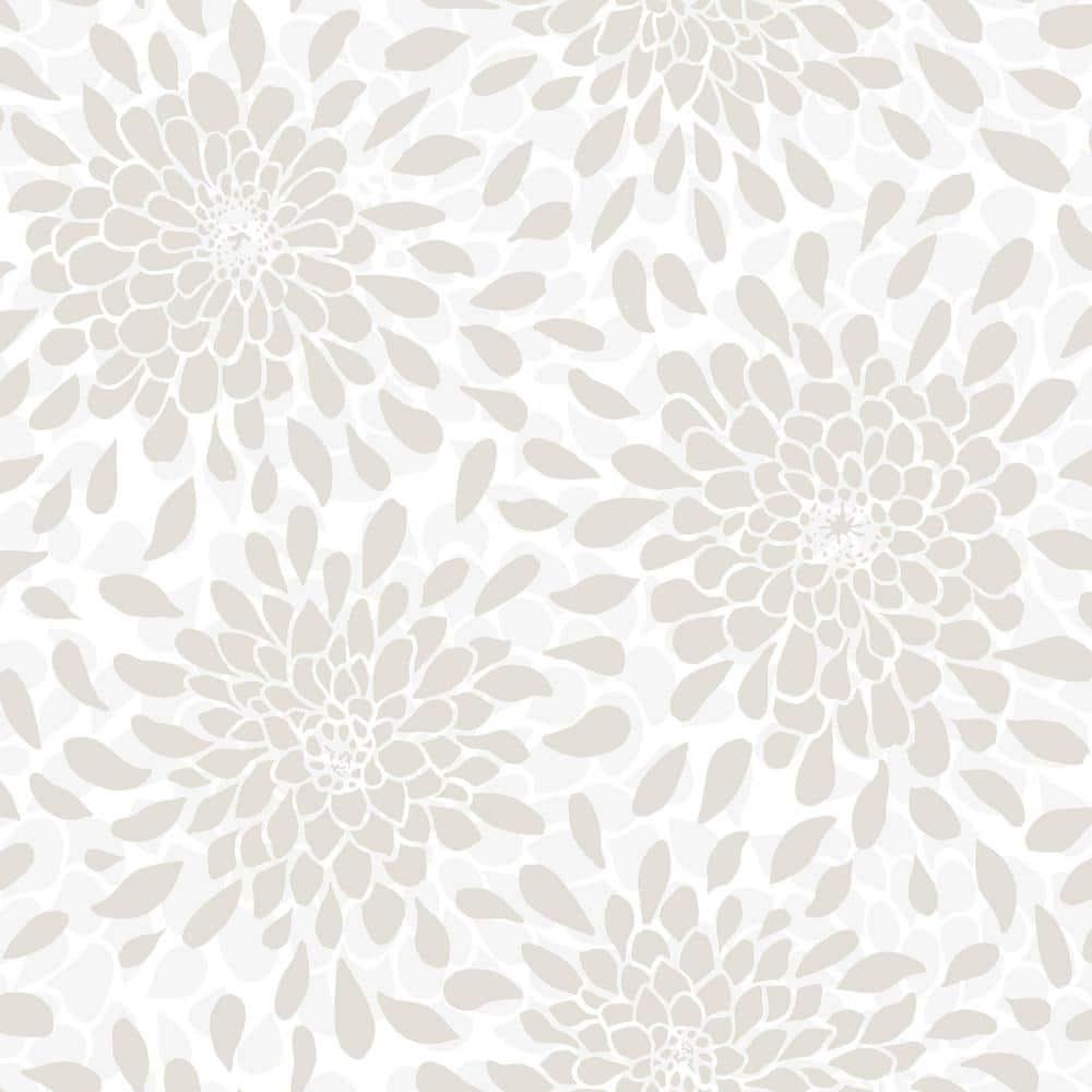 RoomMates Toss The Bouquet Peel & Stick Wallpaper: Removable Vinyl, Self-Adhesive Floral, Modern Botanical, Blue, 28 Sq Ft