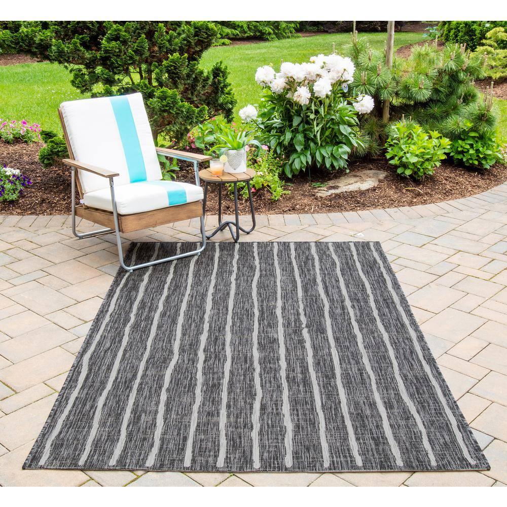 Sicily Charcoal Indoor/Outdoor Rug