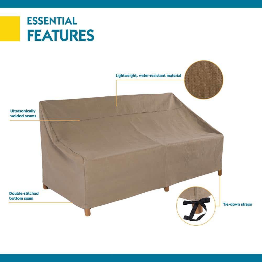 Duck Covers Essential Water-Resistant 87 Inch Sofa Cover