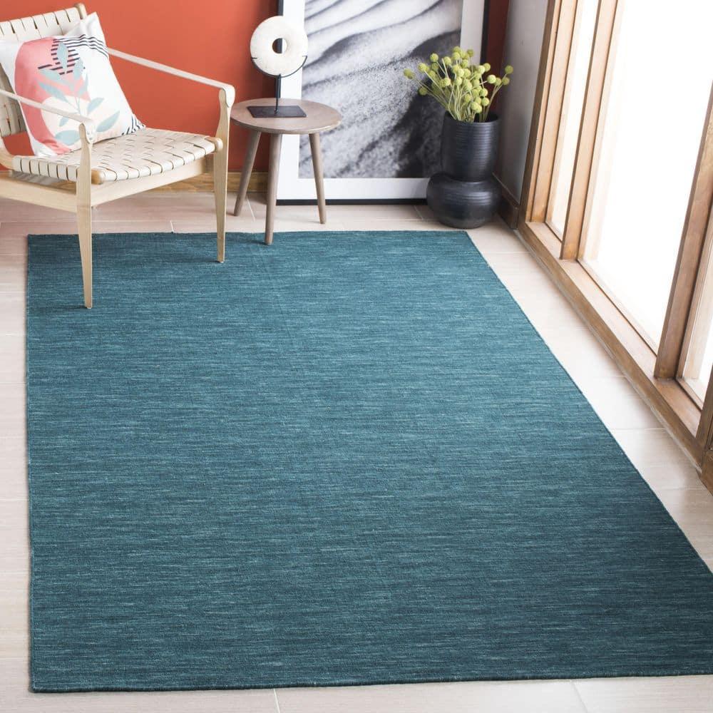Kilim KLM850 Hand Loomed Area Rug - Dark Green - 8'x10' - Safavieh