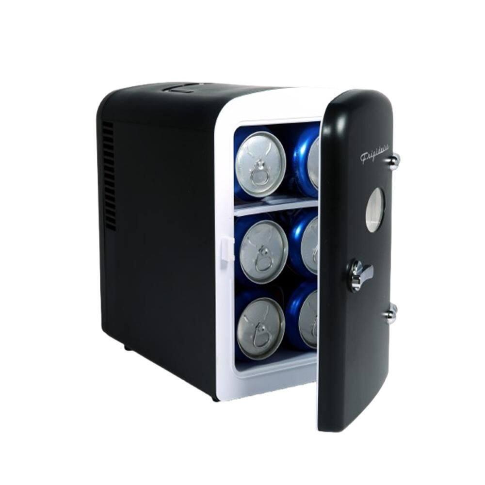 Frigidaire, 6 Can/4L Mini Personal Retro Fridge Cooler, EFMIS229, Black