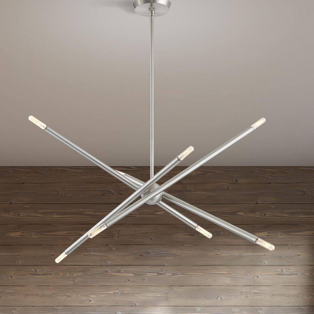 Livex Lighting Soho 8 - Light Chandelier in  Brushed Nickel