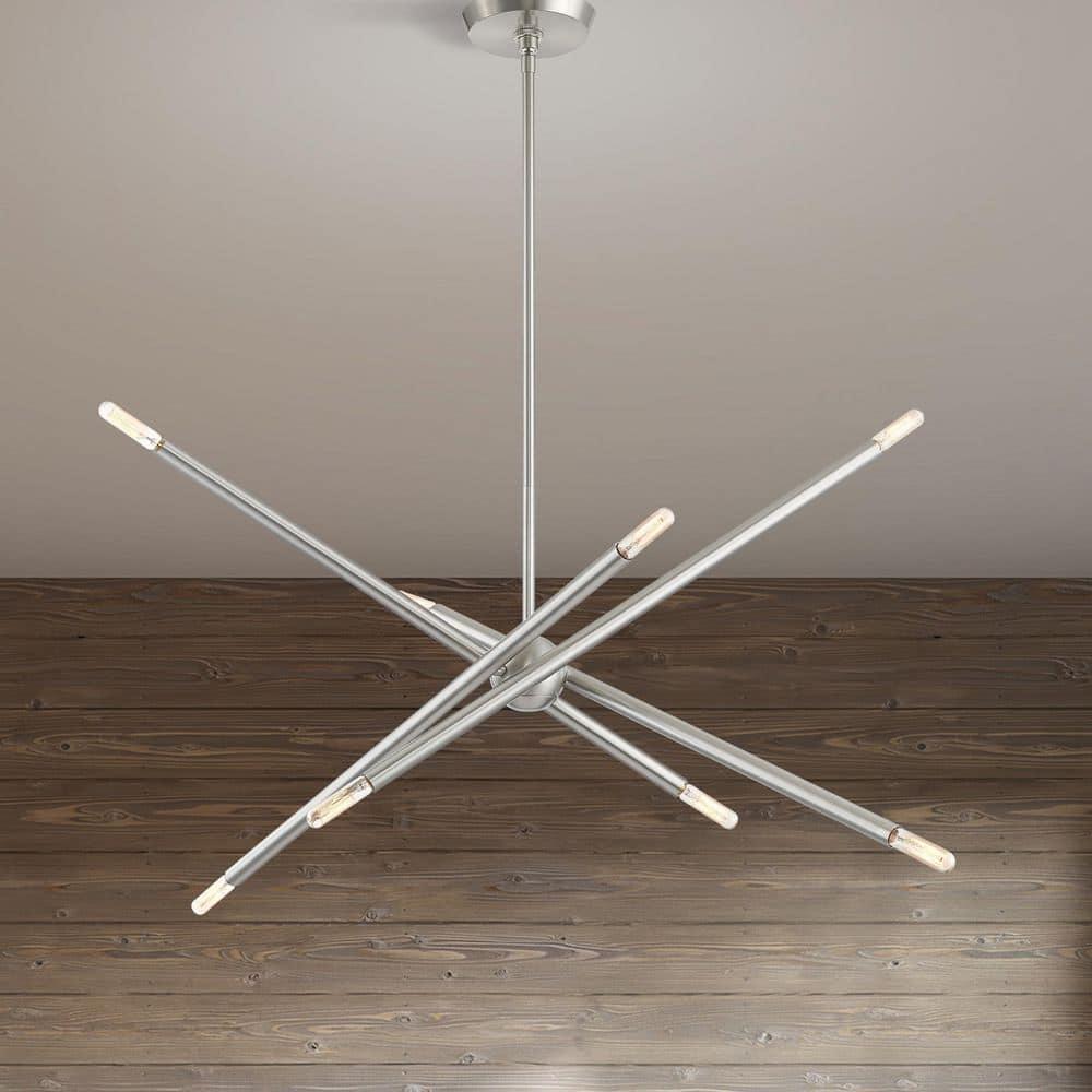 Livex Lighting Soho 8 - Light Chandelier in  Brushed Nickel