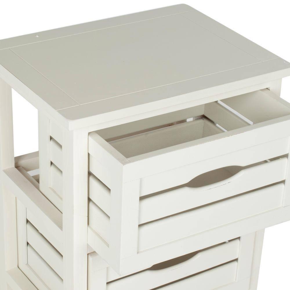 Samara 3 Drawer Cabinet - AMH5713 - Distressed Cream - Safavieh Couture
