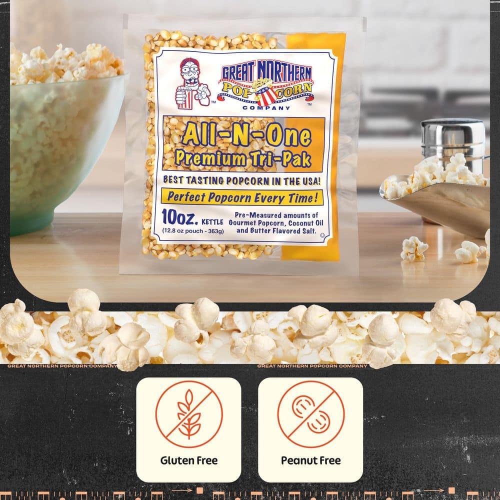 10oz All-in-One Butter Popcorn Packs for Machines, 24 Case