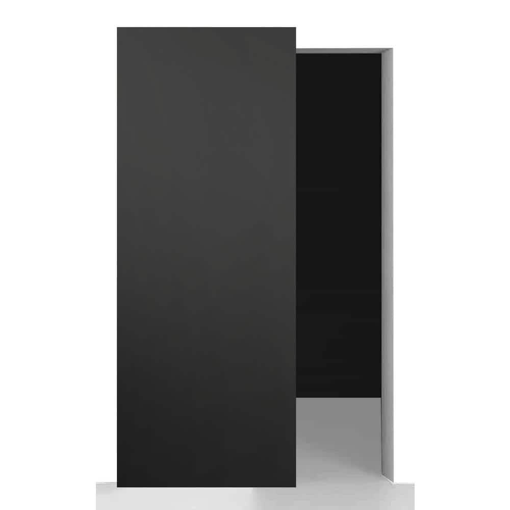Belldinni Optima Paneled Manufactured Wood Composite Solid Core Interior Sliding Hidden Barn Door With Base Board With Installation Hardware Kit