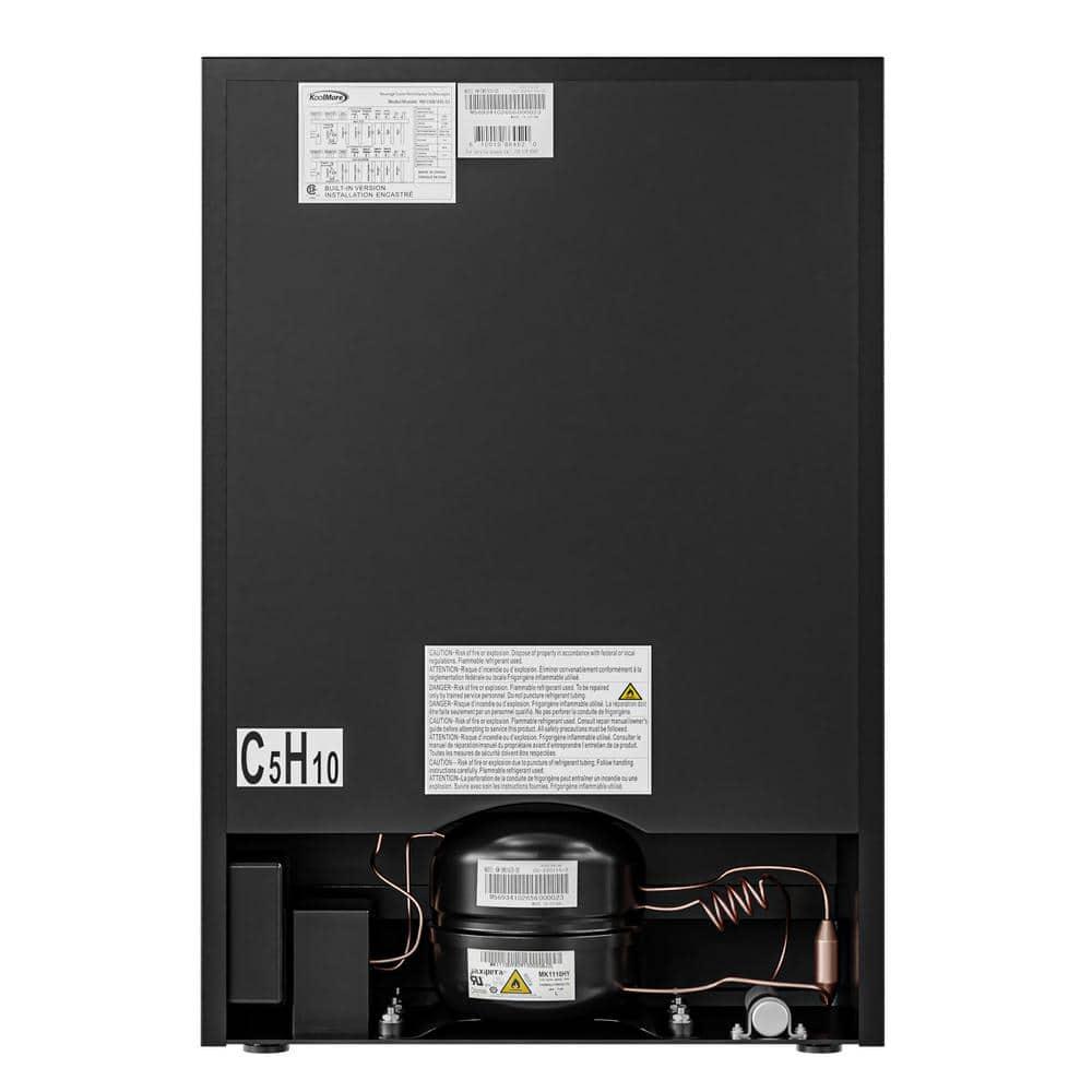 KoolMore Koolmore 24 in. Width 21 Bottles and 60 Cans Dual Zone Freestanding/Built-In Wine & Beverage Refrigerator.