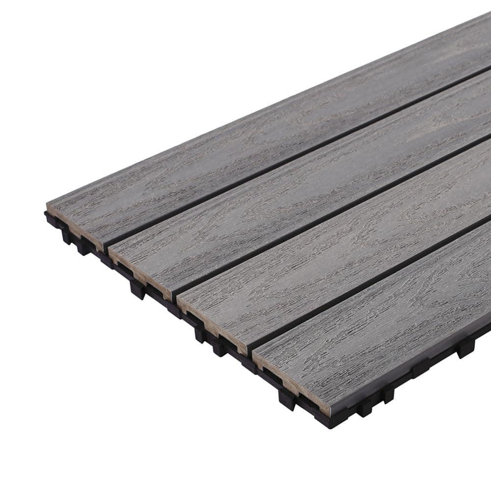 NewTechWood UltraShield Naturale 36" x 12" Composite Interlocking Deck Plank