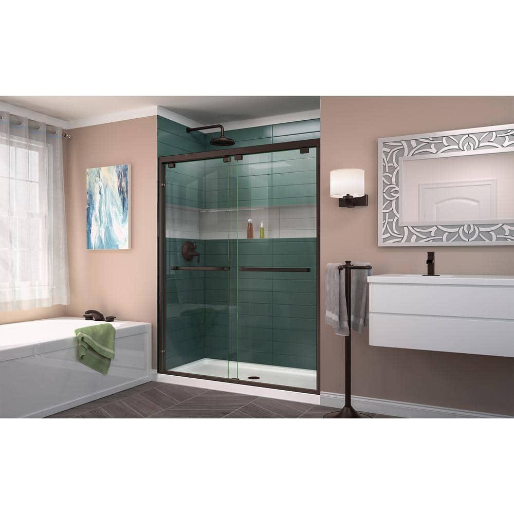 Encore 56" W x 76" H Bypass Shower Door with ClearMax™ Technology