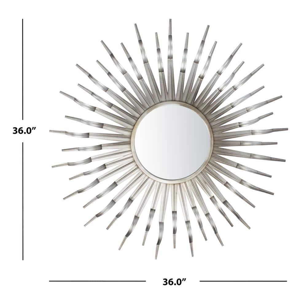 Naya Sunburst Mirror - Gunmetal  - Safavieh