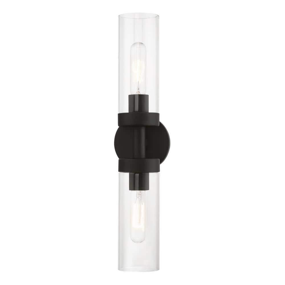 Livex Lighting Ludlow 2 - Light Vanity in  Black