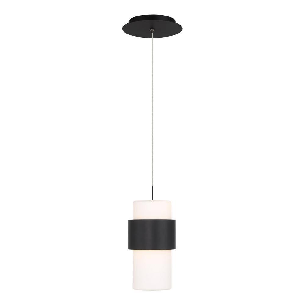 Banded 1 - Light LED Cylinder Pendant