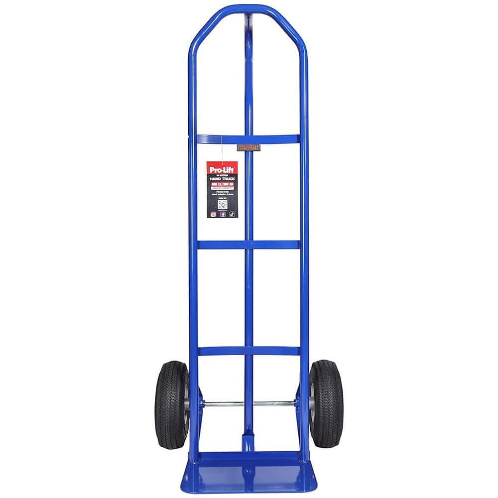 Pro-Lift H-1600A 800 Lbs Hand Truck Heavy Duty with P-Handle and 10-in Wheels
