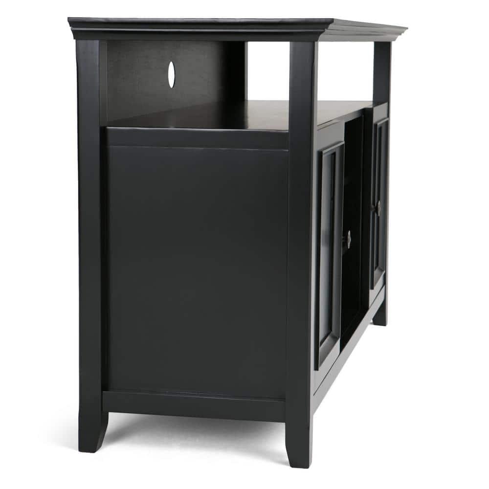 Simpli Home Amherst 54" TV Stand in Black