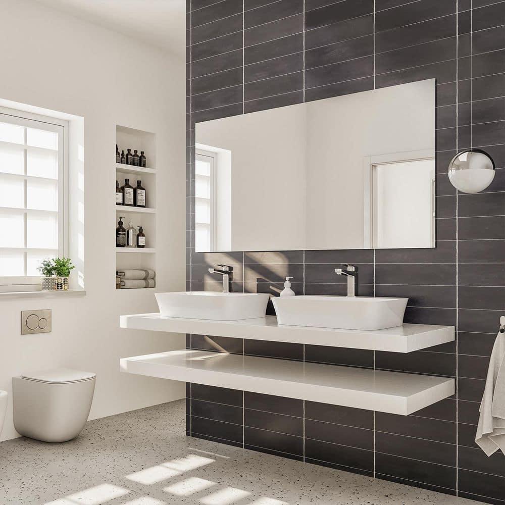 Eviva Sleek 48" Frameless Bathroom Mirror