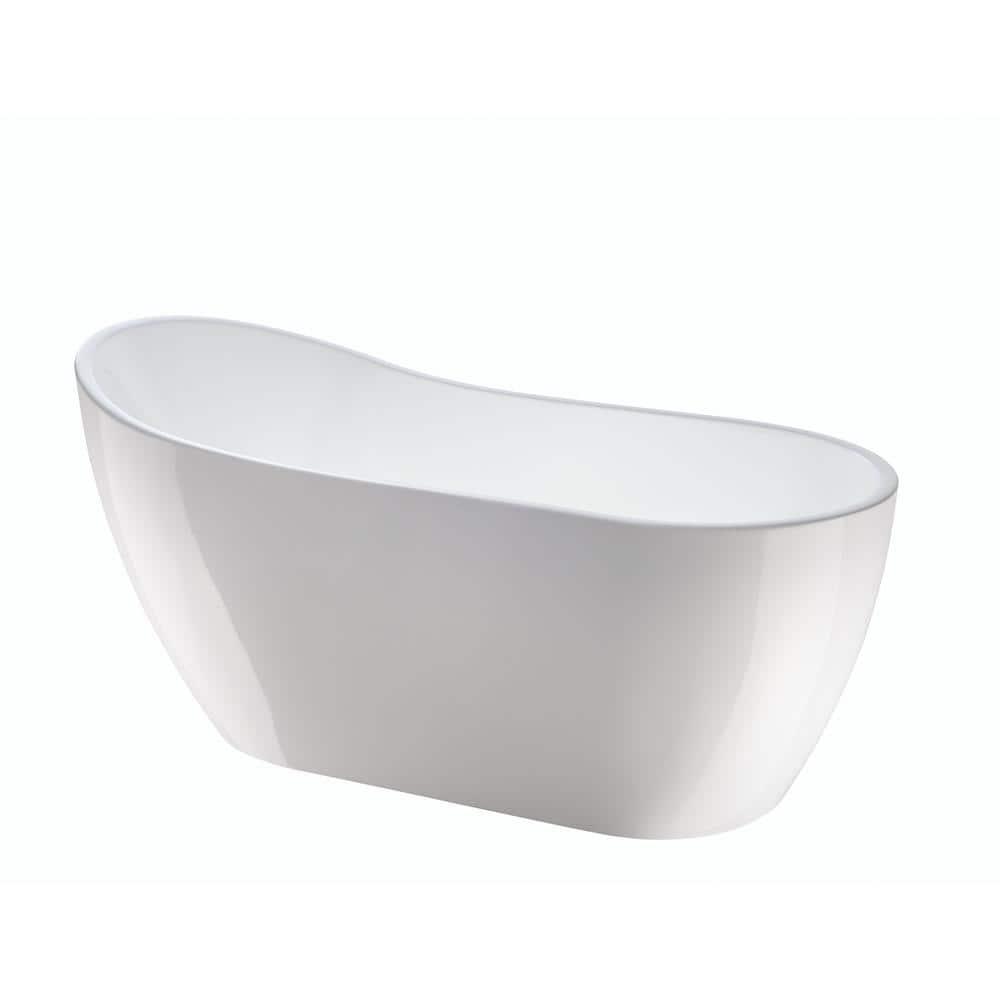 Amara Acrylic Freestanding Soaking Bathtub