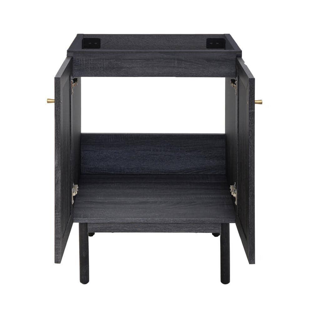 Classe 24" Bathroom Vanity In Dark Walnut Cabinet Only