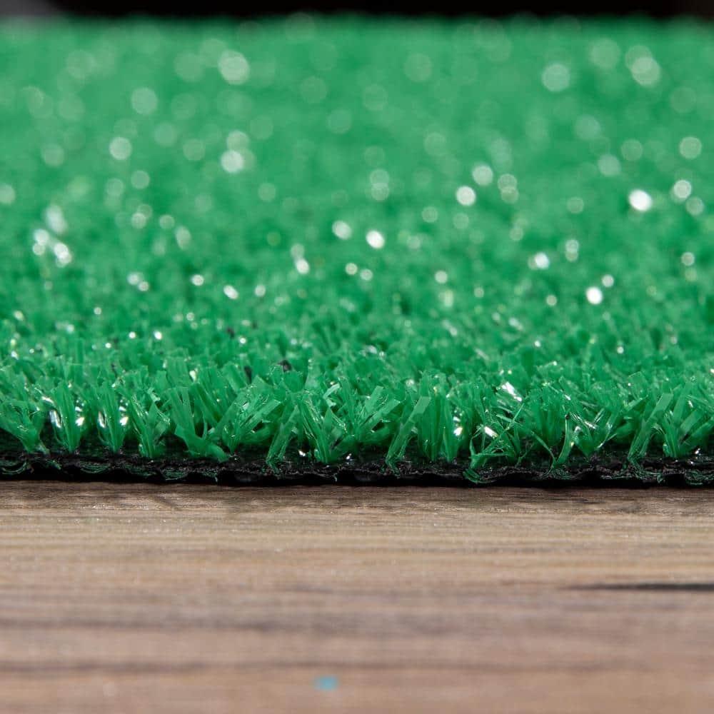 Grass Waterproof Indoor/Outdoor Artificial Grass Turf Rugs and Rolls Customized Size For Balcony, Patios