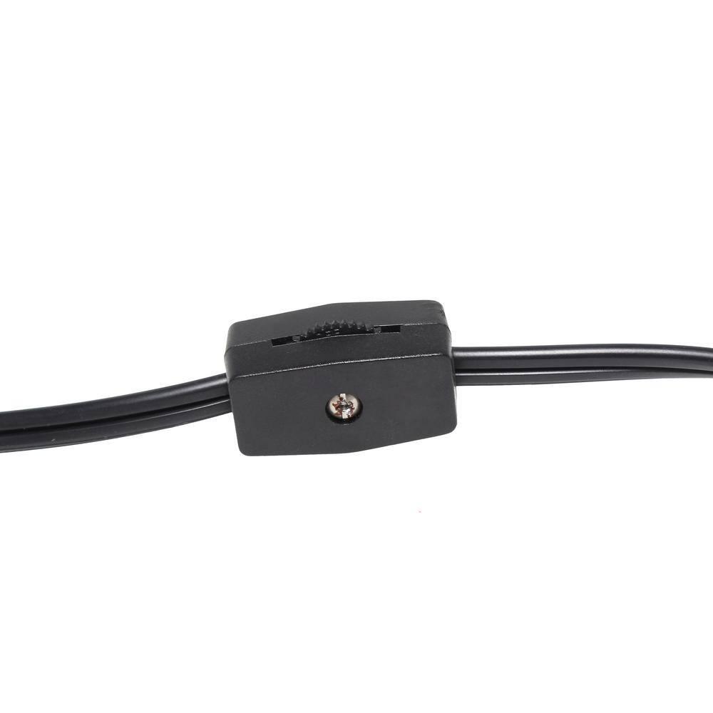 Sculpted Ceramic Table Lamp Black - Simple Designs: Modern Bedside Light, ETL Listed, No Assembly Required