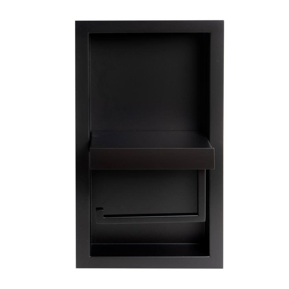 PVD Stainless Steel Recessed Toilet Paper Holder / Bathroom Niche