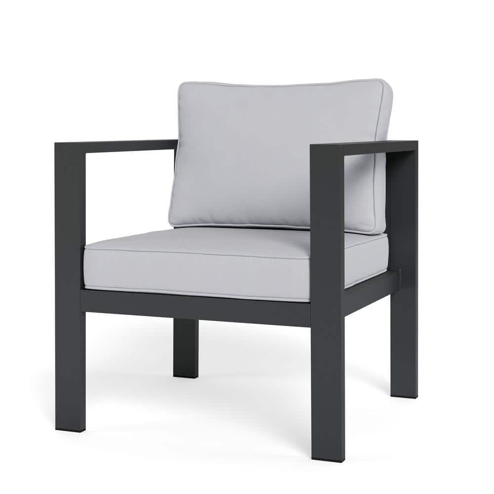 Tortuga Outdoor Lakeview Aluminum Club Chair - Gray
