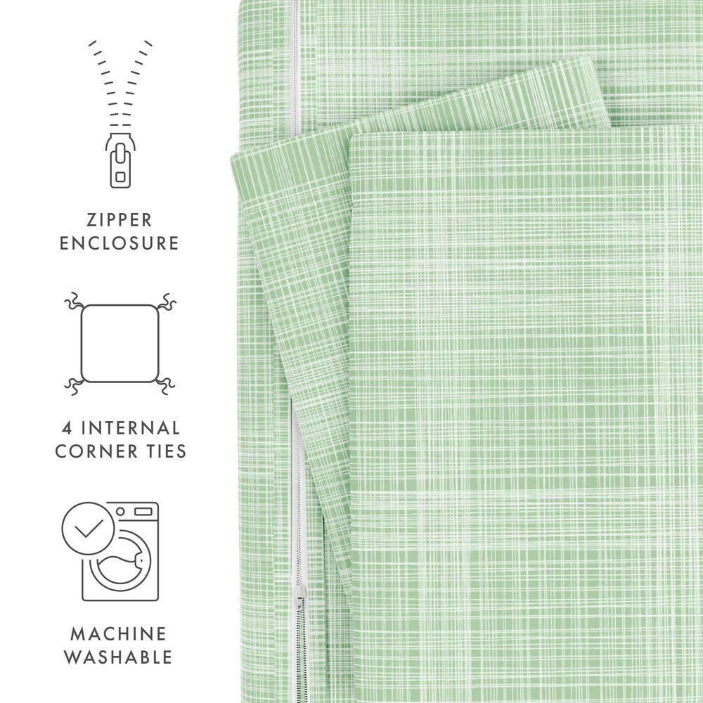 Becky Cameron Simply Soft Thatch Pattern Duvet Cover Set