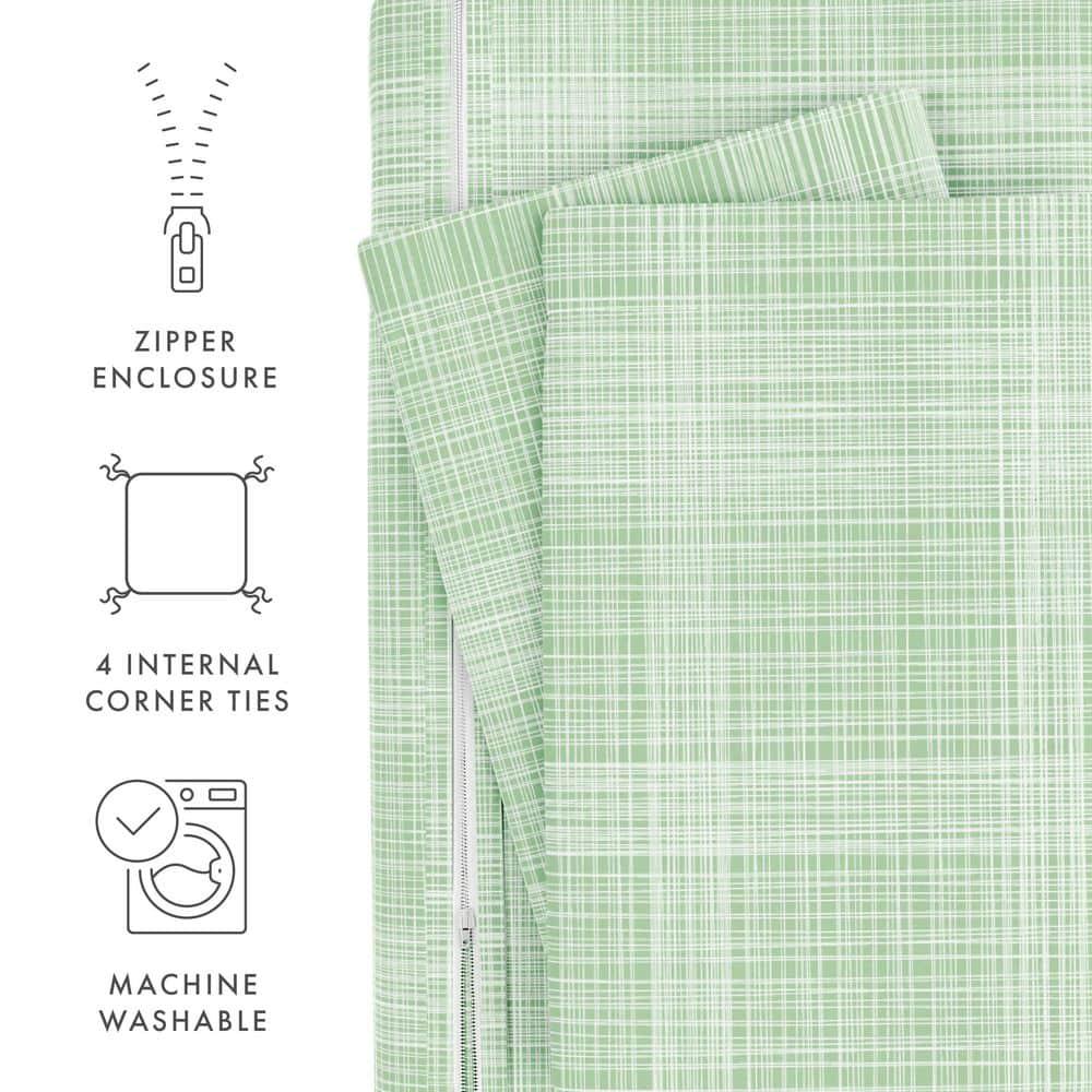 Becky Cameron Becky Cameron Plaid Duvet Cover Set