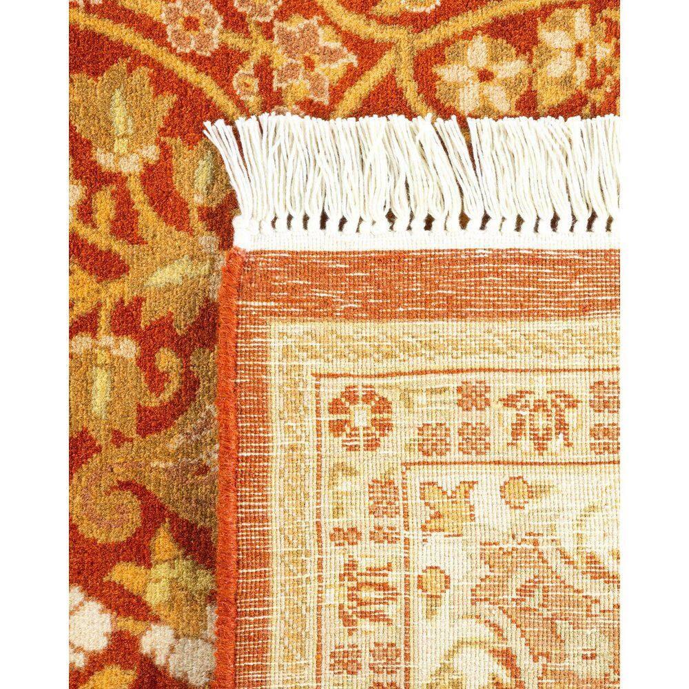 Solo Rugs Classic One-of-a-Kind Hand-Knotted New Age 5'1" x 8'3" Wool Area Rug in Orange/Beige & Reviews | Perigold