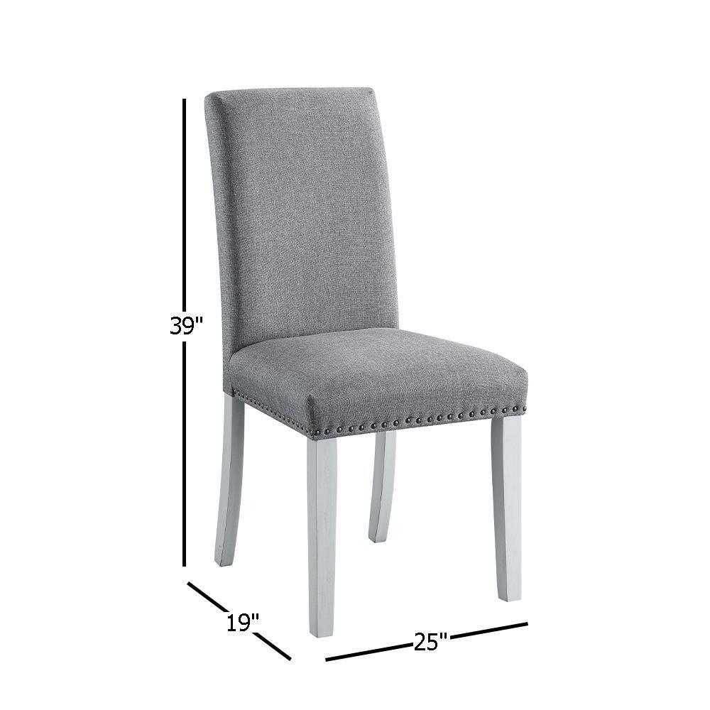 ACME Furniture Linen Upholstered Side Chair
