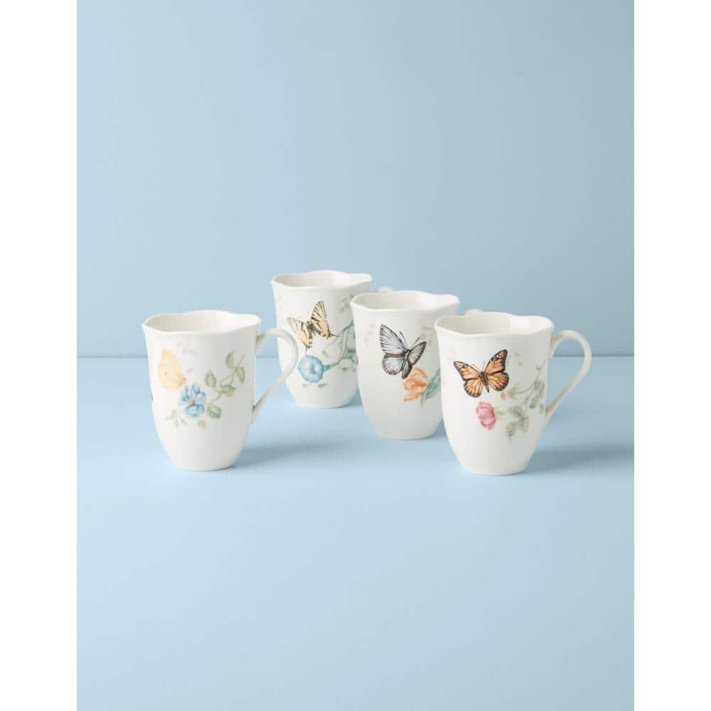 Lenox Butterfly Meadow 4-Piece Mug Set (Set of 4)