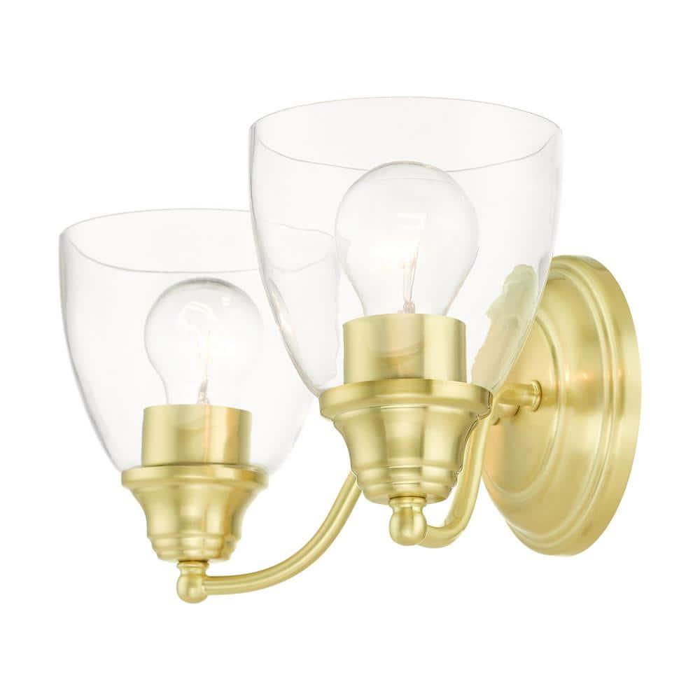 Livex Lighting Montgomery 2 - Light Vanity in  Satin Brass