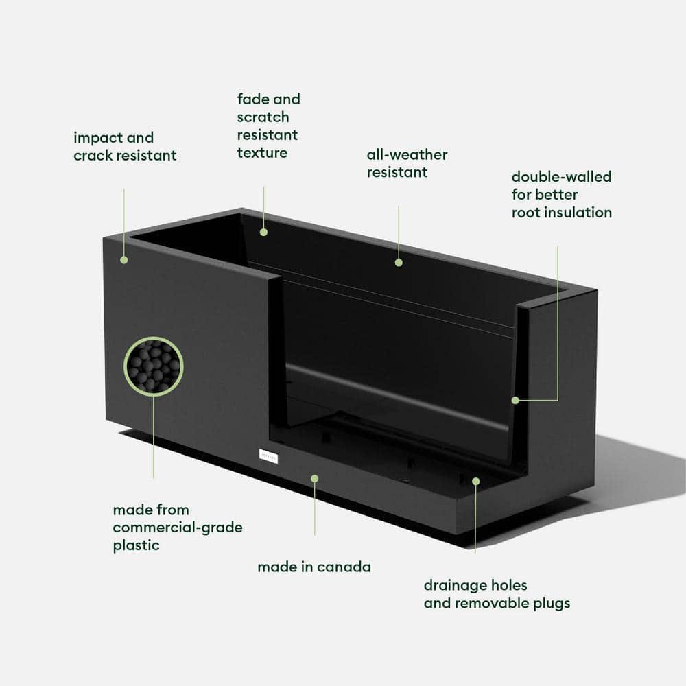 Block Series Long Box Planter