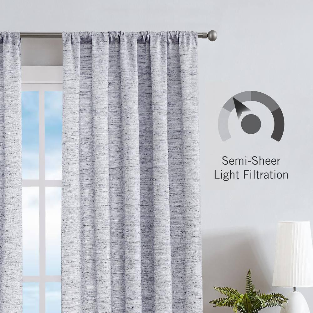 Nautica Nautica Light Filtering Rod Pocket Window Curtains Pair (Set of 2)